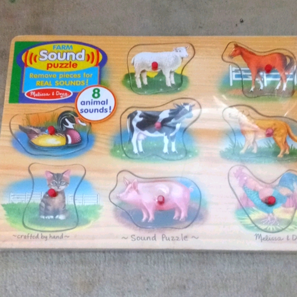 New farm sound pizzle Melissa & Doug